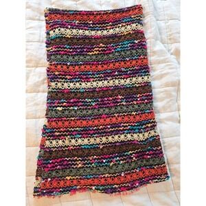 Harold's Quality Apparel Lined Crochet Knee Length Skirt Hippie BOHO Unique